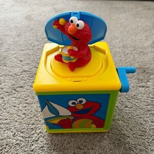 Sesame Street Elmo Jack in the Box Musical Toy Plays Music Fun for Kids working